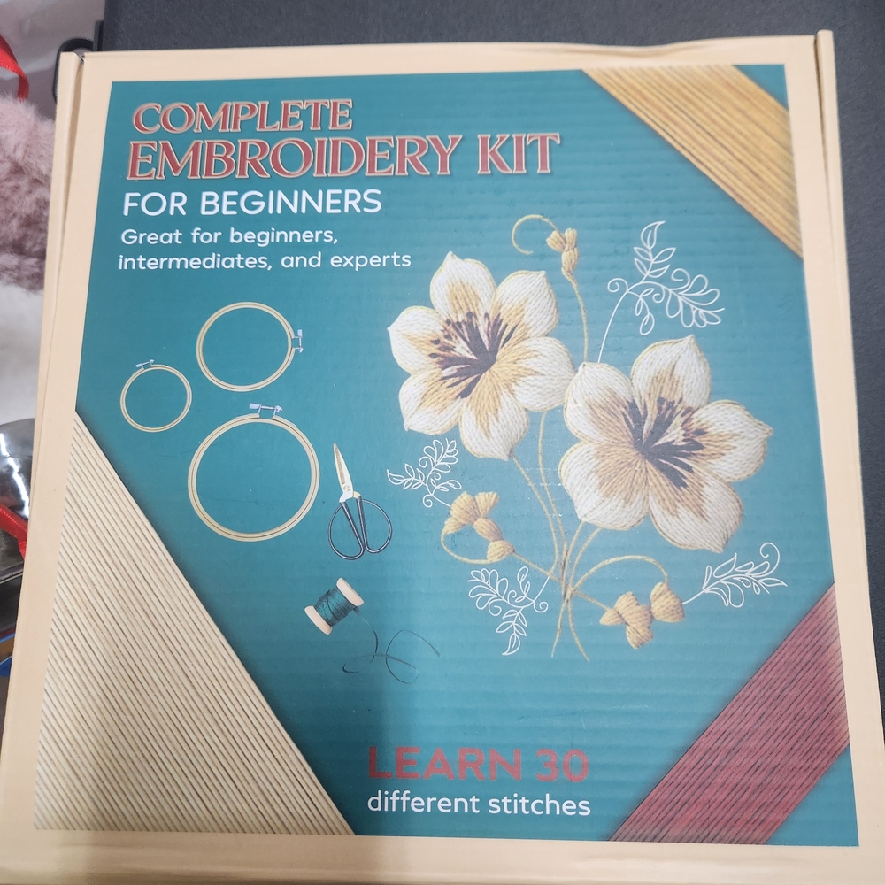 Complete Embroidery Kit for Beginners (ONLY 1 LEFT)